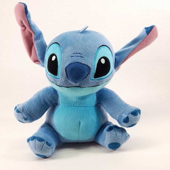 Disney Stitch 9.5 inch Plush Toy by Just Play Blue Stuffed Animal NEW‎ 2021 - Picture 1 of 15